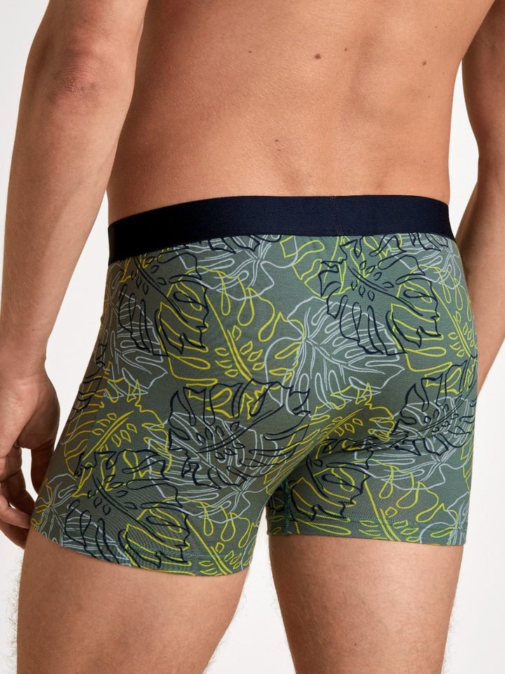 Cotton Code Design Boxer Laurel Green