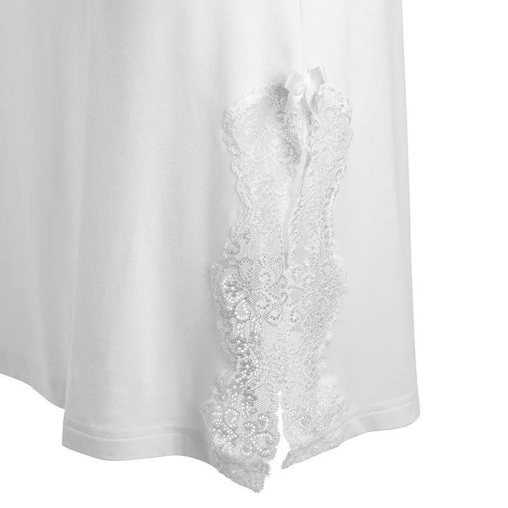 Nattkjole med korte ermer Off-White