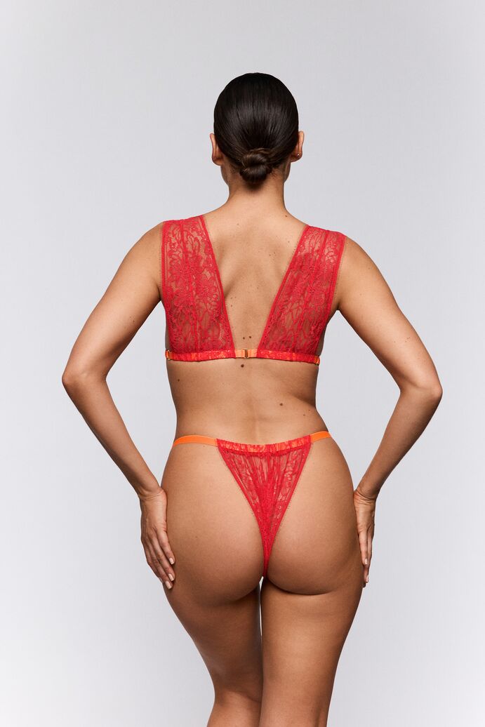 Lovelace Bralette Hibiscus