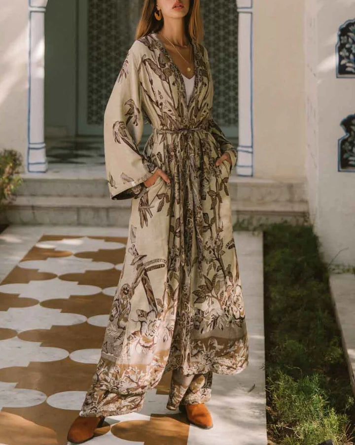 Maxi Kaftan Burnt Umber