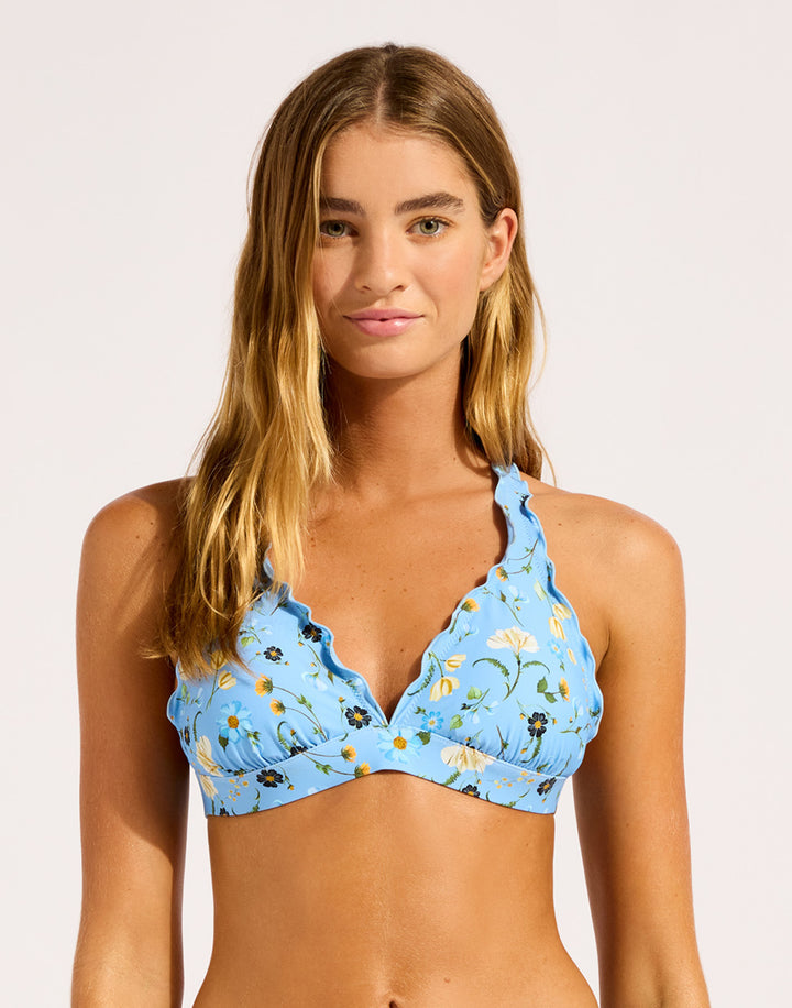 Modern Romance Triangel Bikinitopp Powder Blue