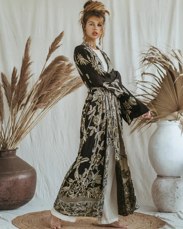 Maxi Kaftan Black Swan