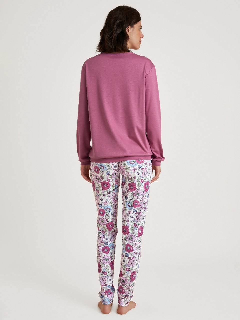 Spring Flower Dreams Pysjamas Red Violet
