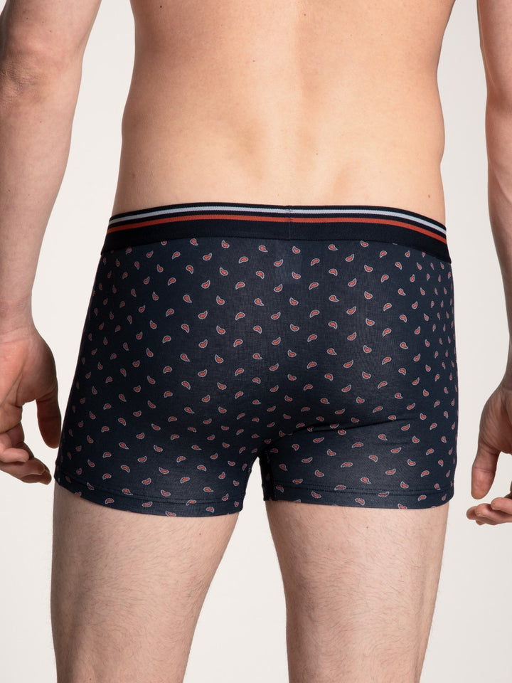 Cotton Code Design Boxer Dark Sapphire