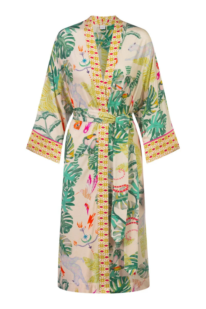 Mystic Jungle Kimono Rose Pearl