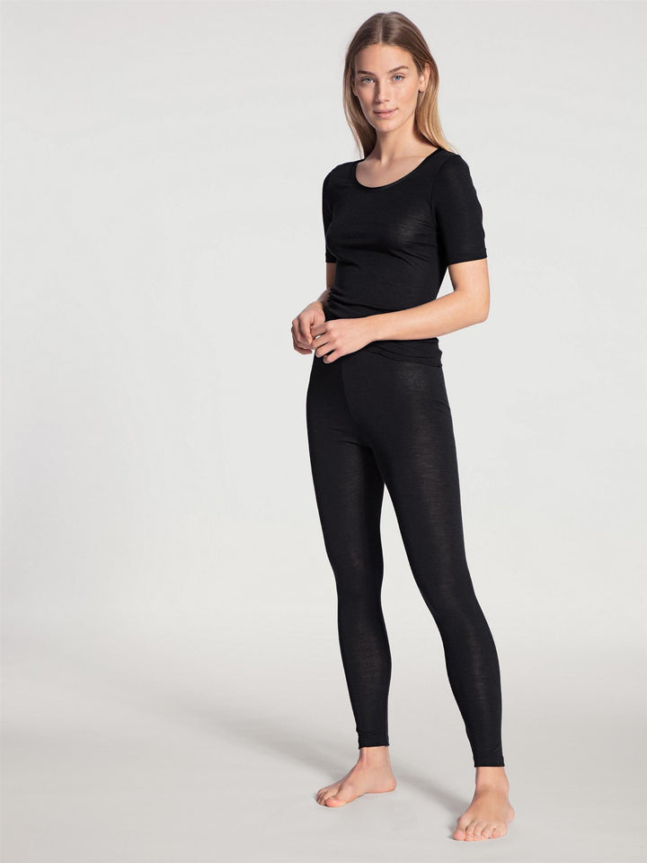 True Confidence Ull/silke leggings Svart