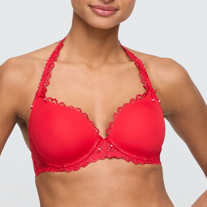 Jane Heart Shape Bh True Red