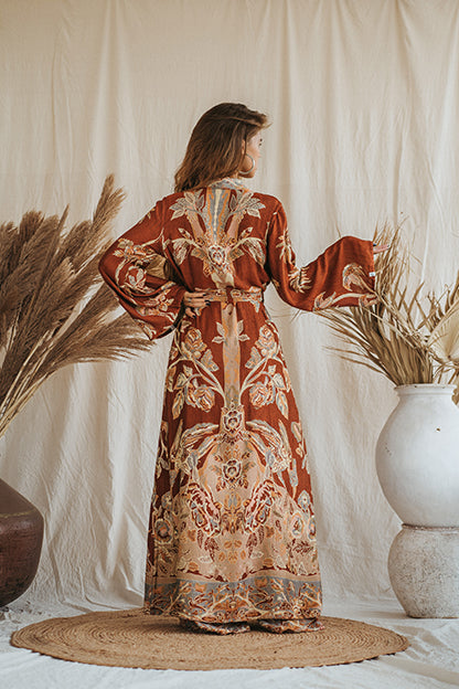 Maxi Kaftan Terra Di Siena