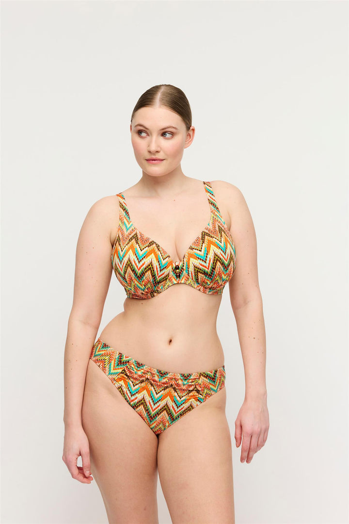 Tubou Plunge Bikinioverdel Ikat Summer