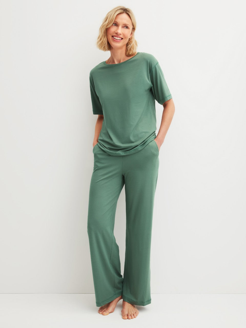 Balancing T-skjorte Laurel Green