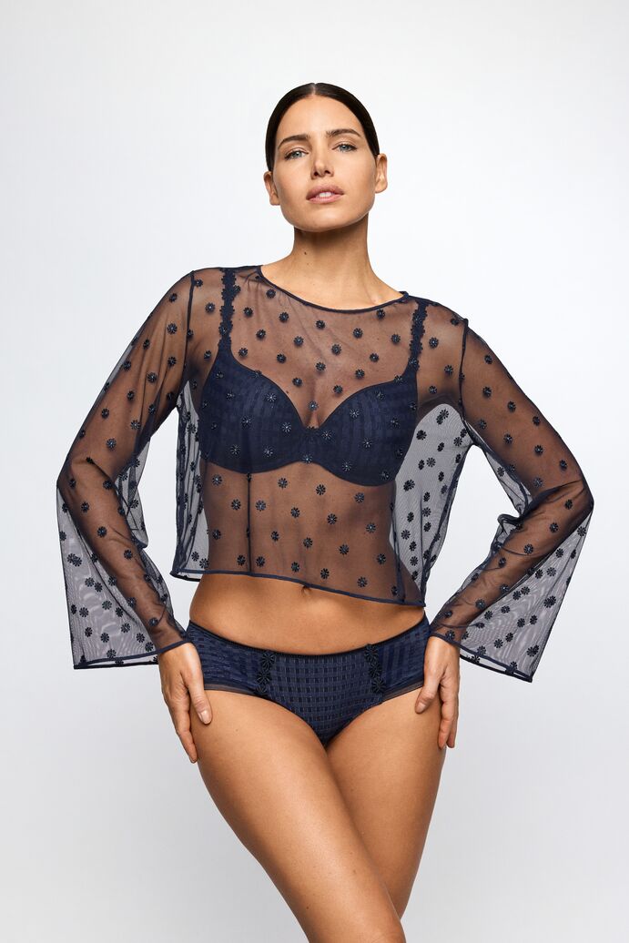 Avero Hotpants Velvet Blue