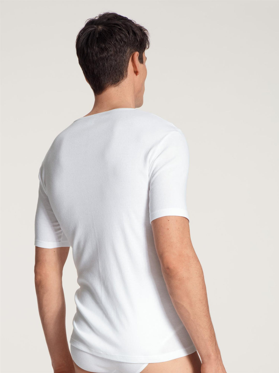 Classic Cotton Herretrøye Hvit
