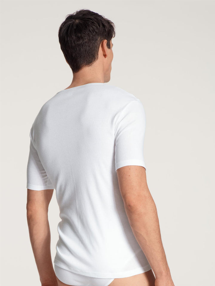 Classic Cotton Herretrøye Hvit