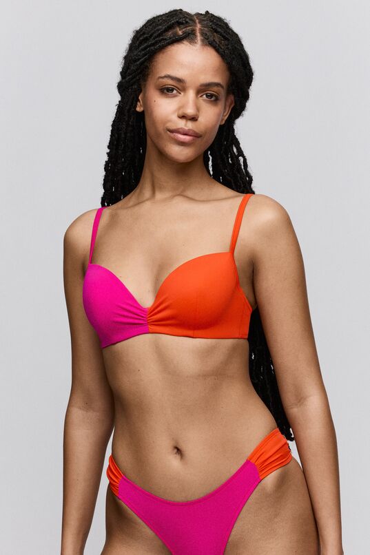 Kharlan Padded Plunge Bikinitopp Sunset