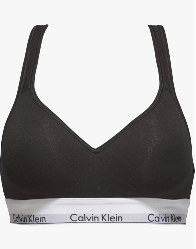 Modern Cotton Bralette Lift Svart