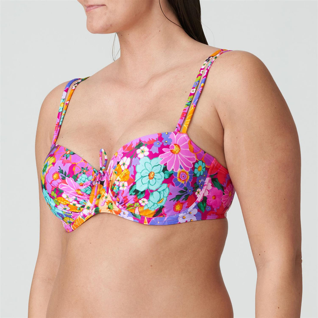 Najac Paddet Balkonette Bikinioverdel Floral Explosion