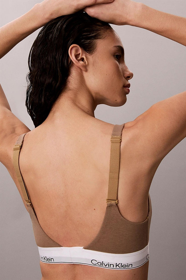 Icon Cotton Modal Bralette Lift Soft Mocha