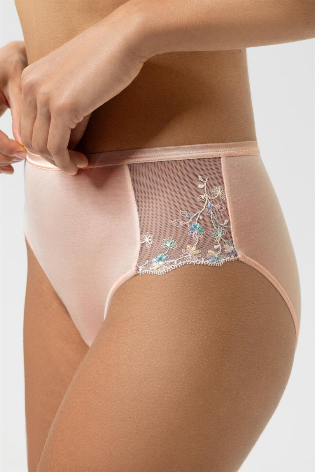 Delighted Full Brief Peach Blush