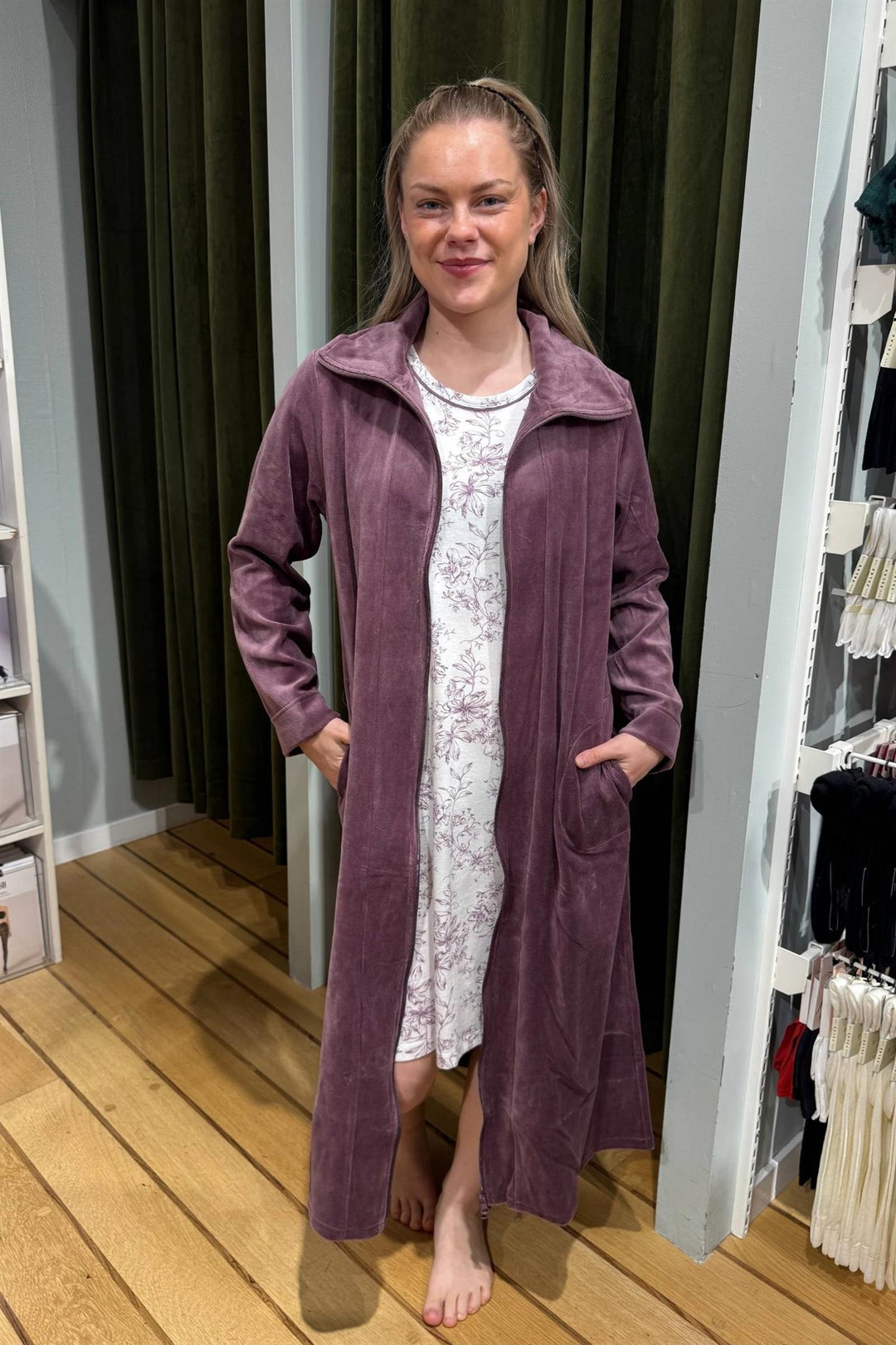 Nattkjole Korte ermer Heather
