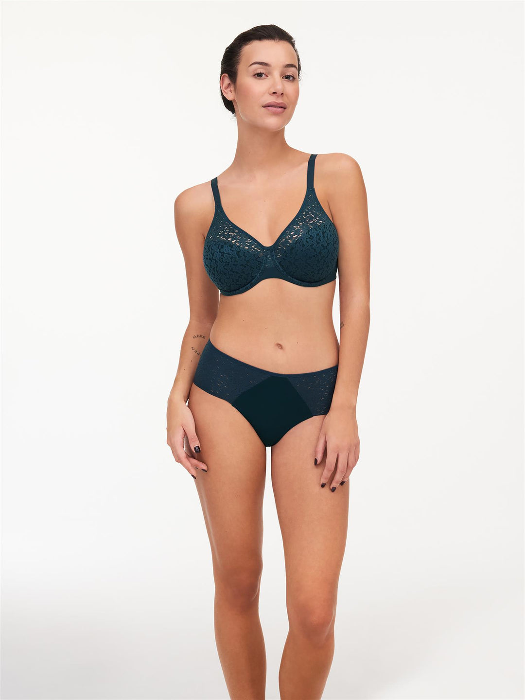 Norah Formpresset BH Peacock