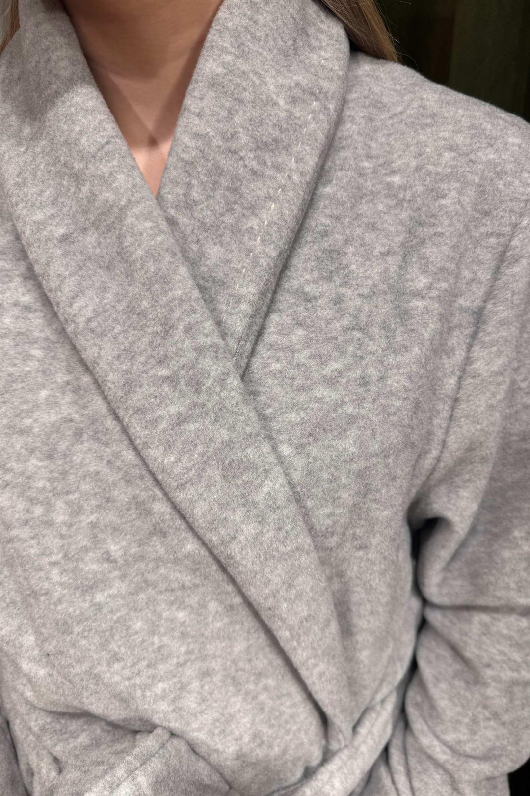 Ruth Morgenkåpe Grey Chine/ Ivory