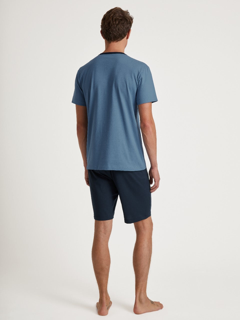 Relax Essentials Kort pysjamas Coronet Blue