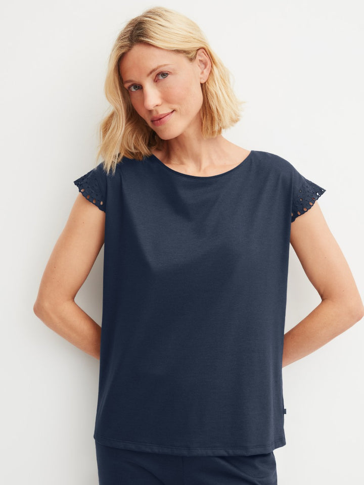 Favourites Tiles T-skjorte Peacoat Blue