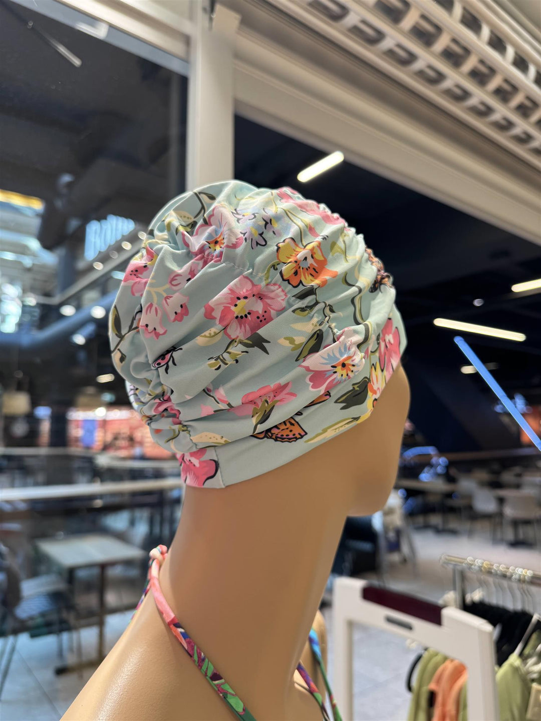 Retro Badehette Sommerfugl