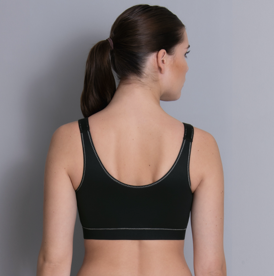 Sports-BH med frontlukking fra Anita – sømløse cuper og komfortstropper - ryggbilde