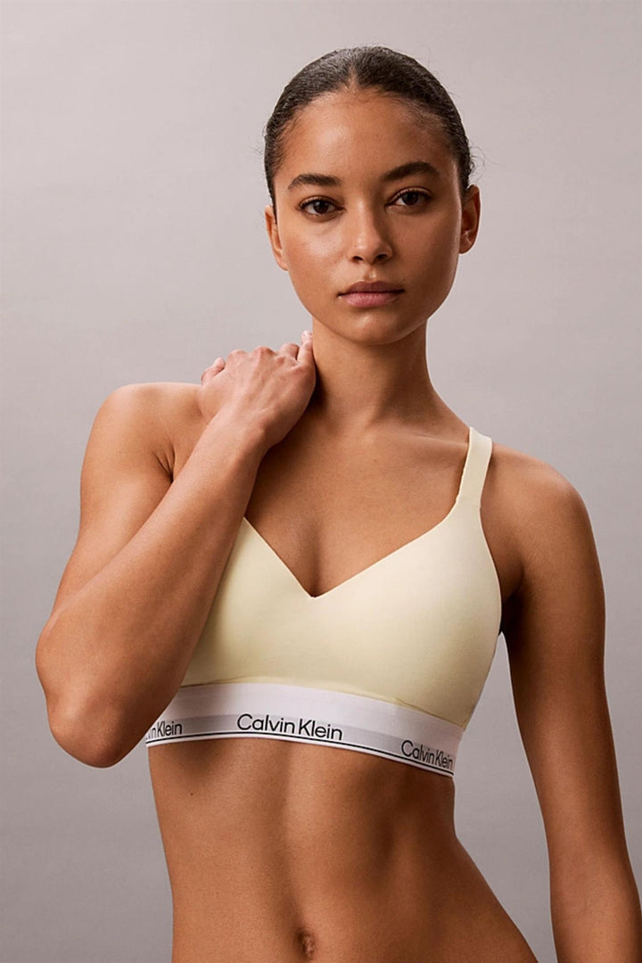 Icon Cotton Modal Bralette Lift Pear Sorbet