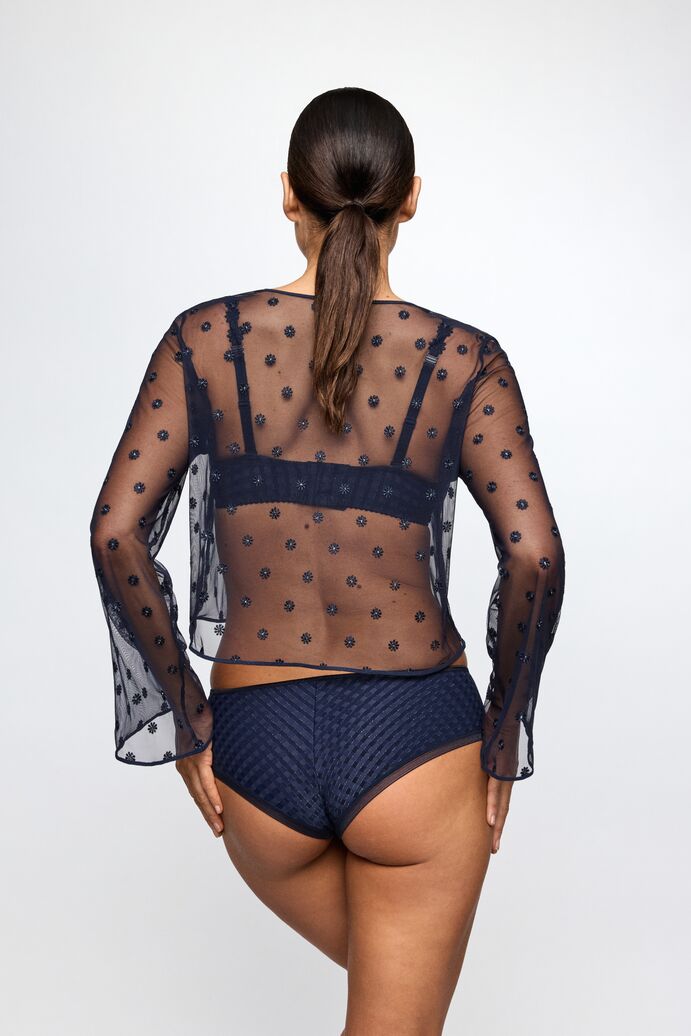 Avero Hotpants Velvet Blue