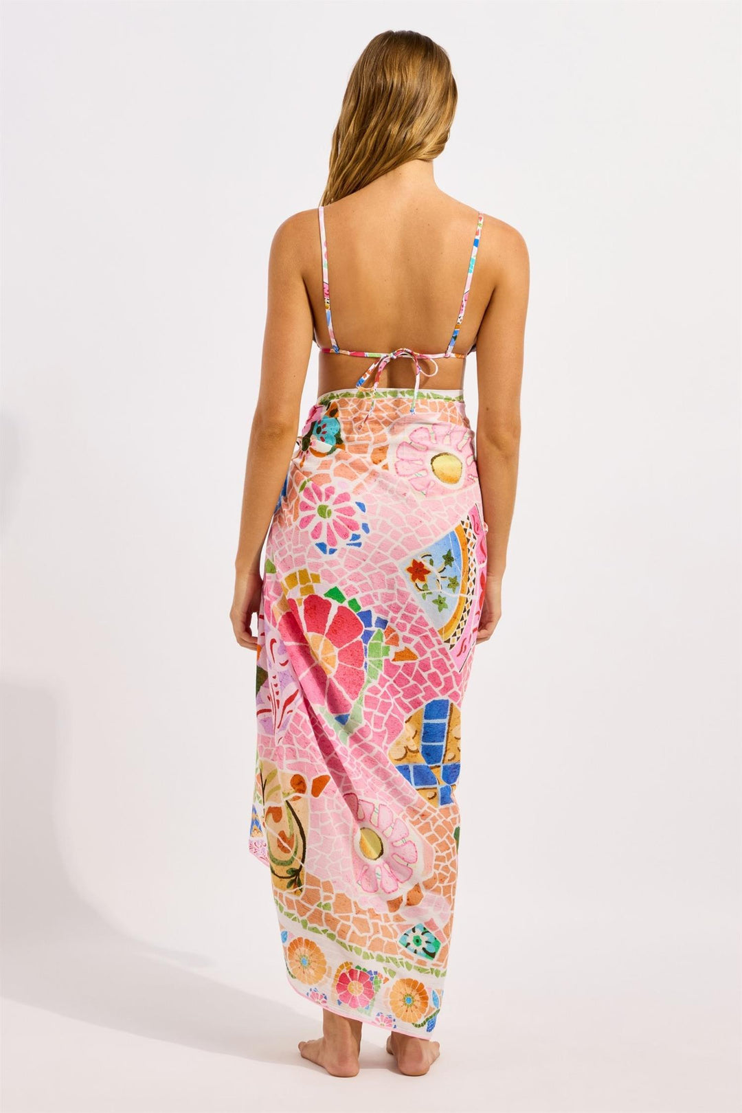 Beach Bohème Sarong Parfait Pink