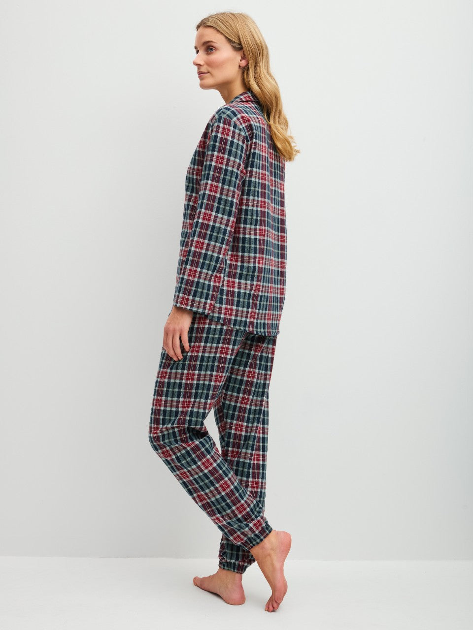Holiday Dreams Flanell Pysjamas Dark Sapphire