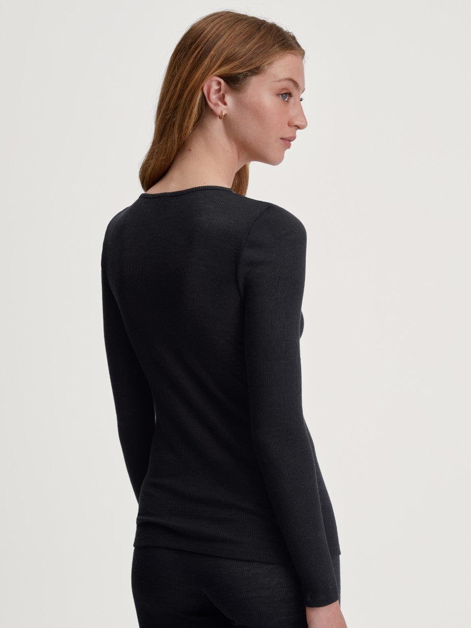 Silky Wool Glam Genser Svart