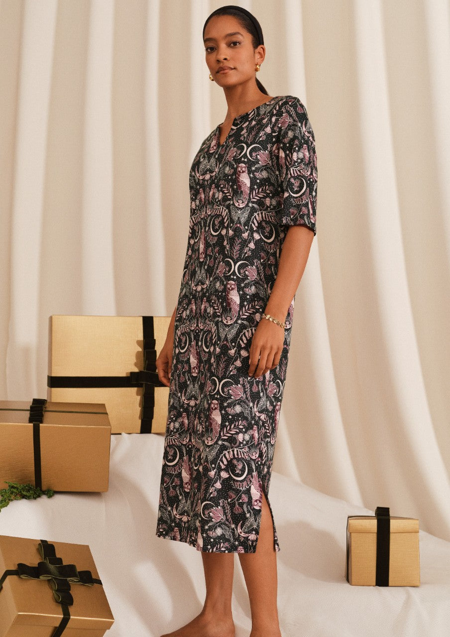 Calida Favourites Seduction lang nattkjole i modal og silke