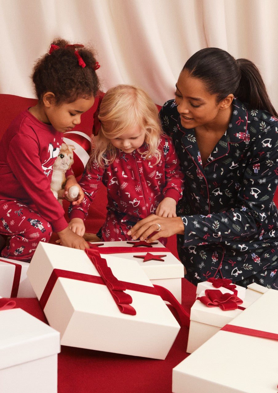 Calida Family & Friends damepysjamas i økologisk heavy interlock-bomull med hel knepping