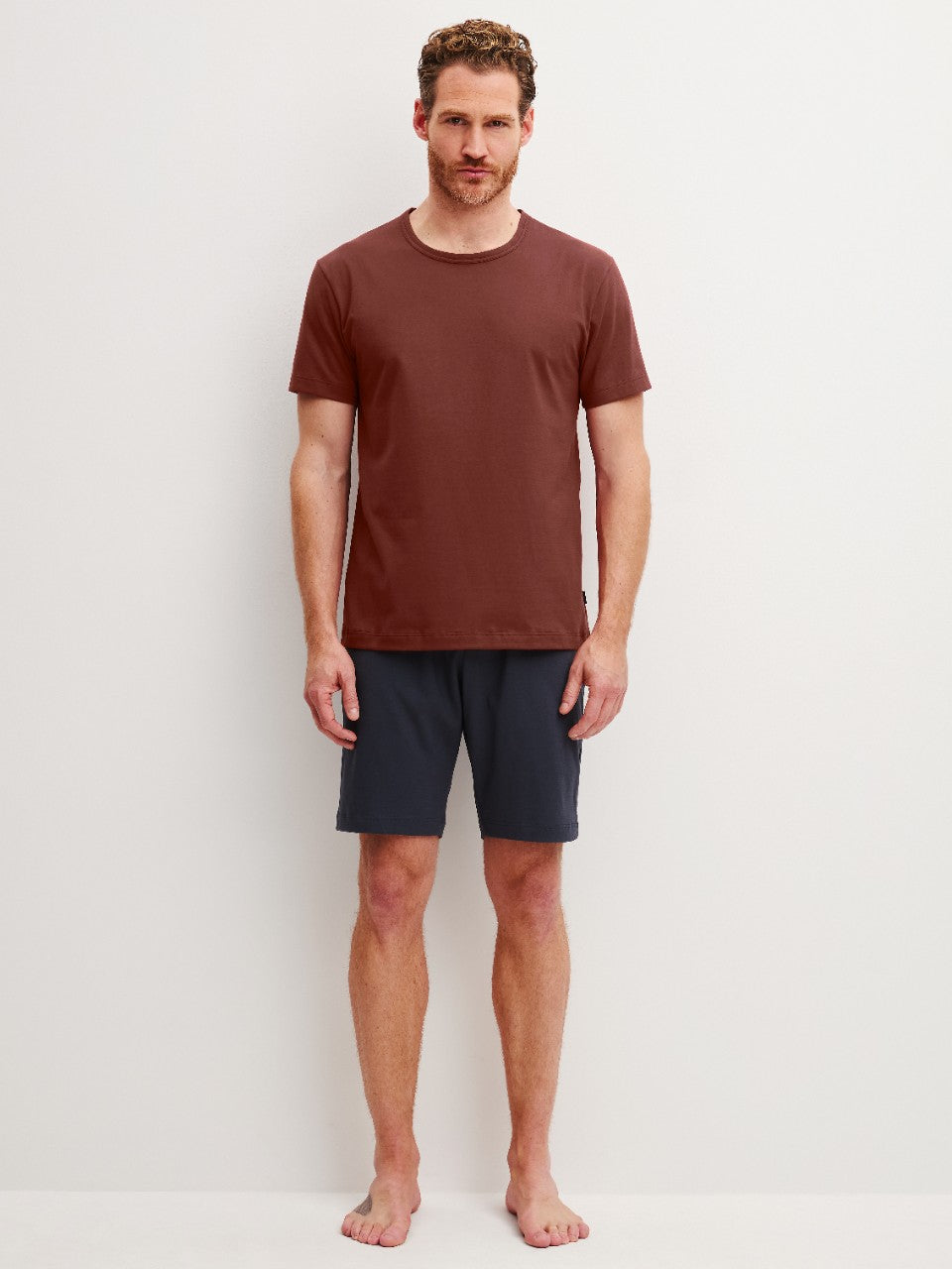Relax Essentials Kort Pysj Brick Red