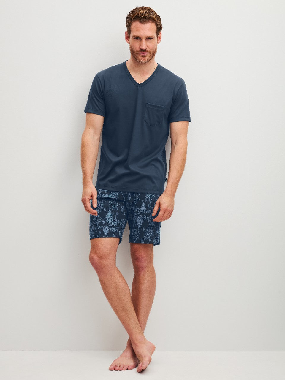 Relax Streamline Kort Pysj Night Shadow