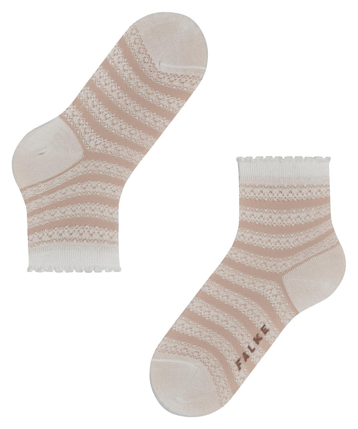 Border Lace Sokker Off-White