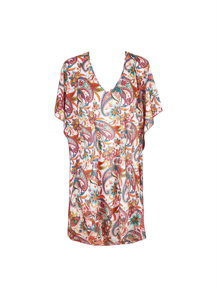 La Bayadere Poncho Blanc Flashy