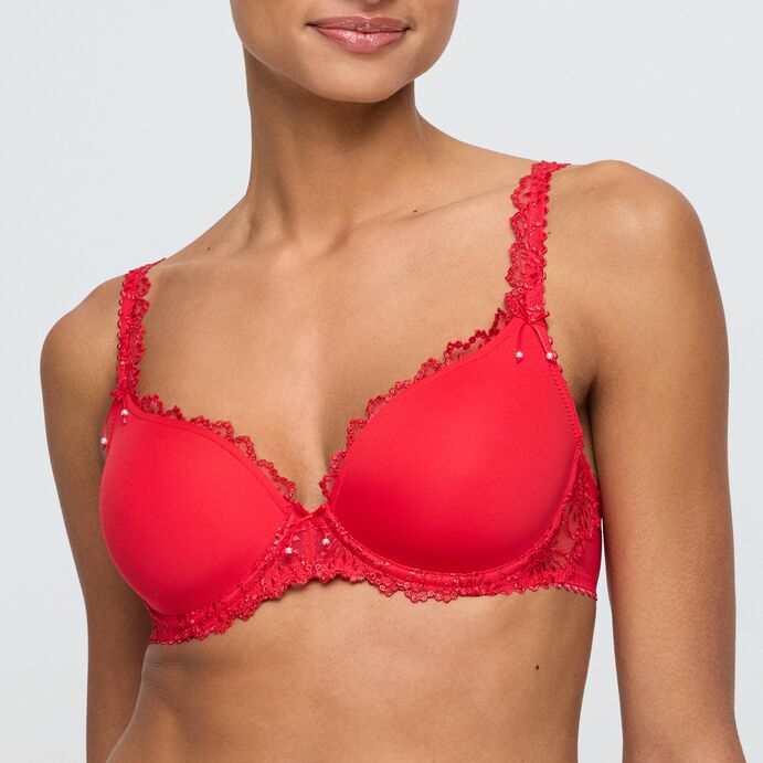 Jane Heart Shape Bh True Red