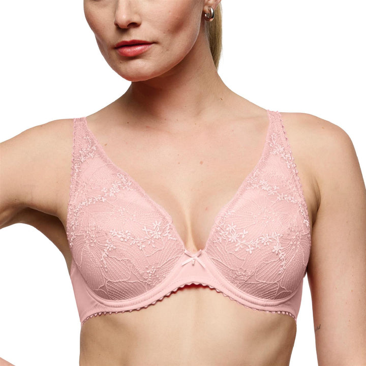 Solene Vattert Plunge-BH Gardenia Rose