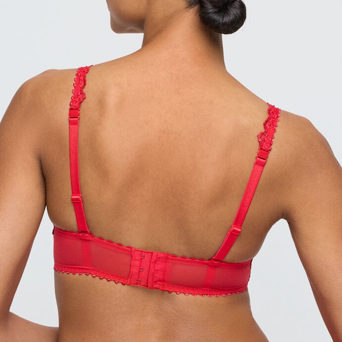 Jane Heart Shape Bh True Red