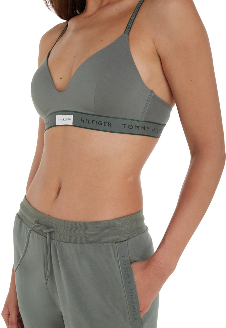 Established Bralette Stonewash Green