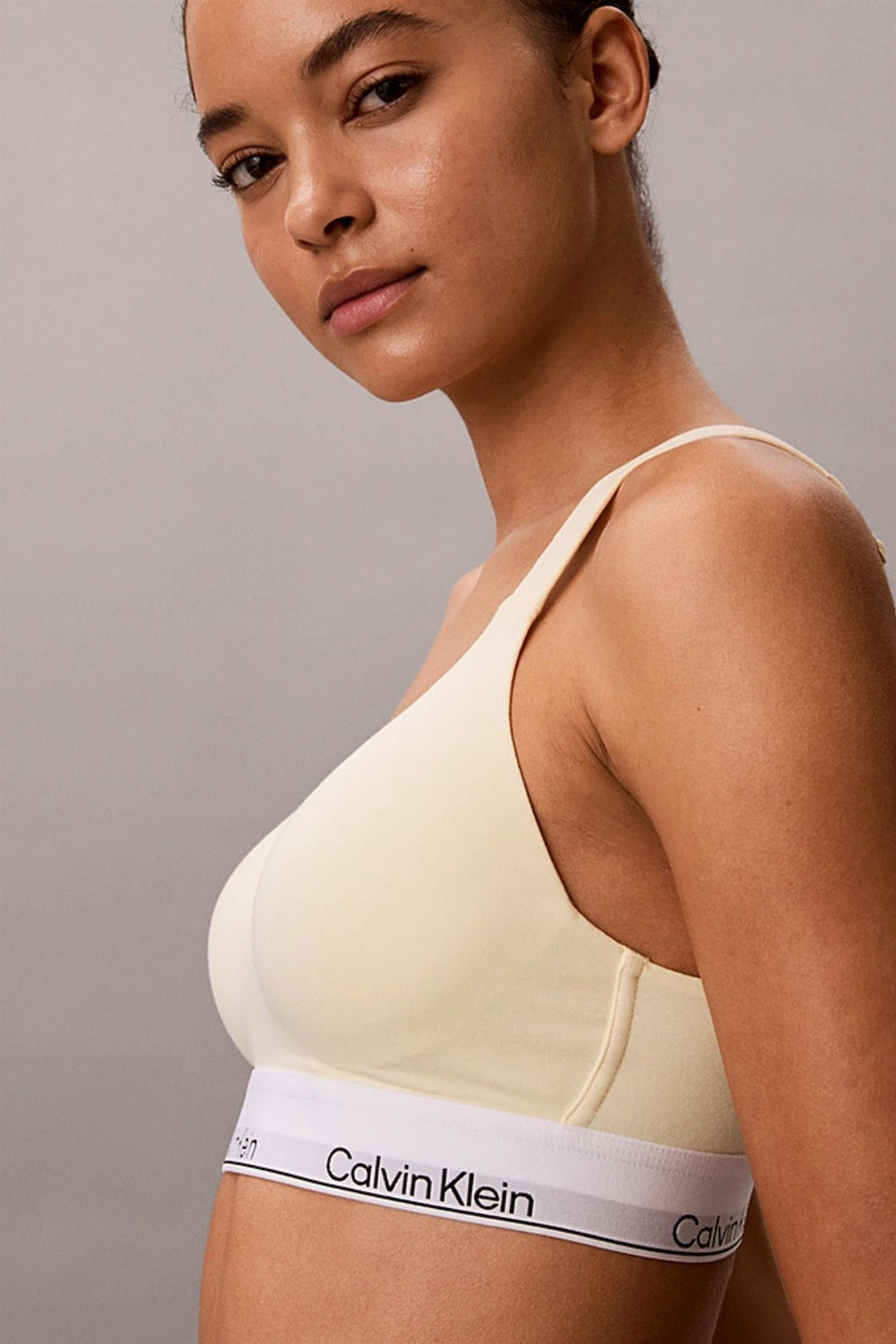 Icon Cotton Modal Bralette Lift Pear Sorbet