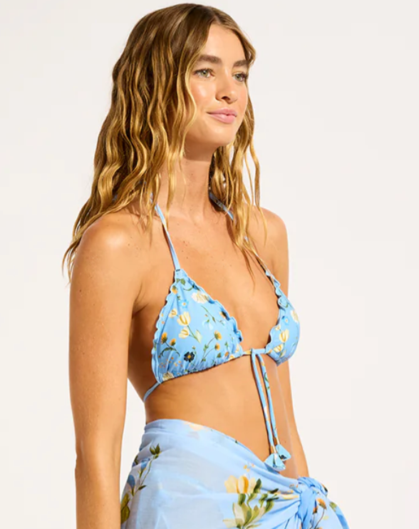 Modern Romance Trekant Bikinitopp Powder Blue