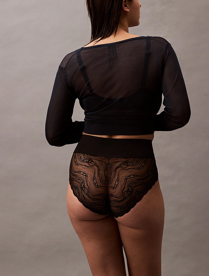 Sensual Stretch Lace Bikinibrief Svart