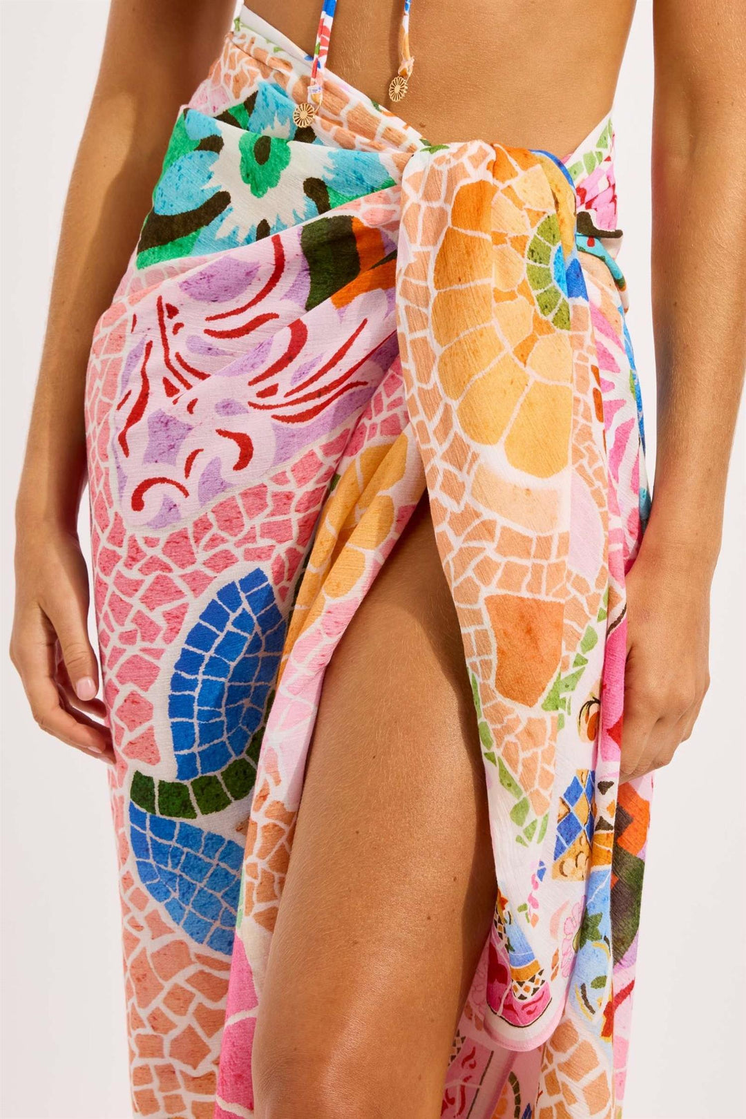 Beach Bohème Sarong Parfait Pink