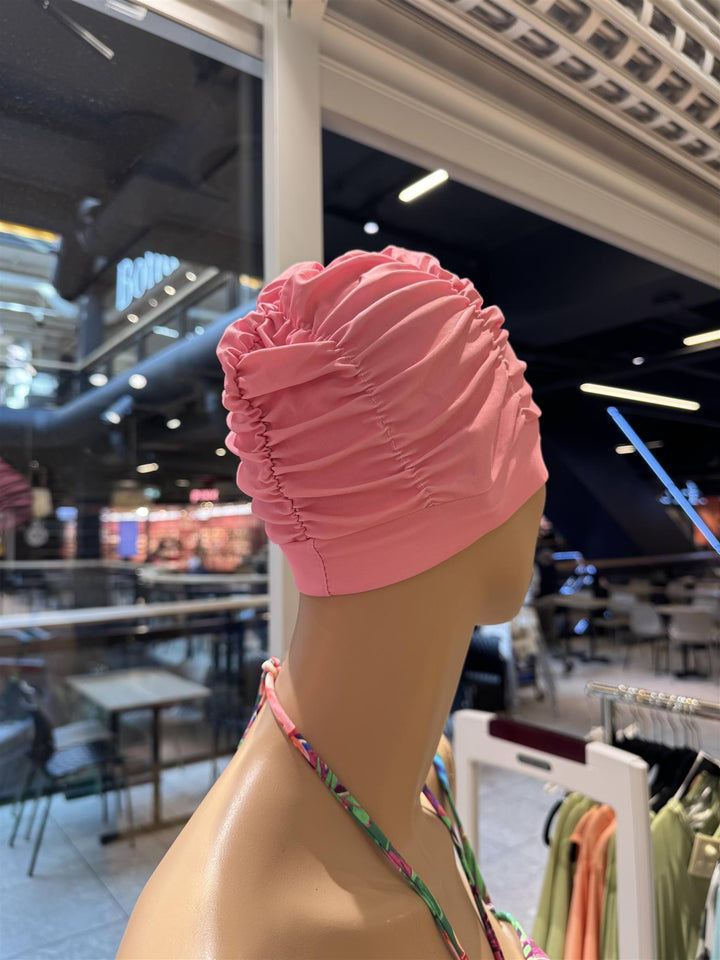 Retro Badehette Rosa