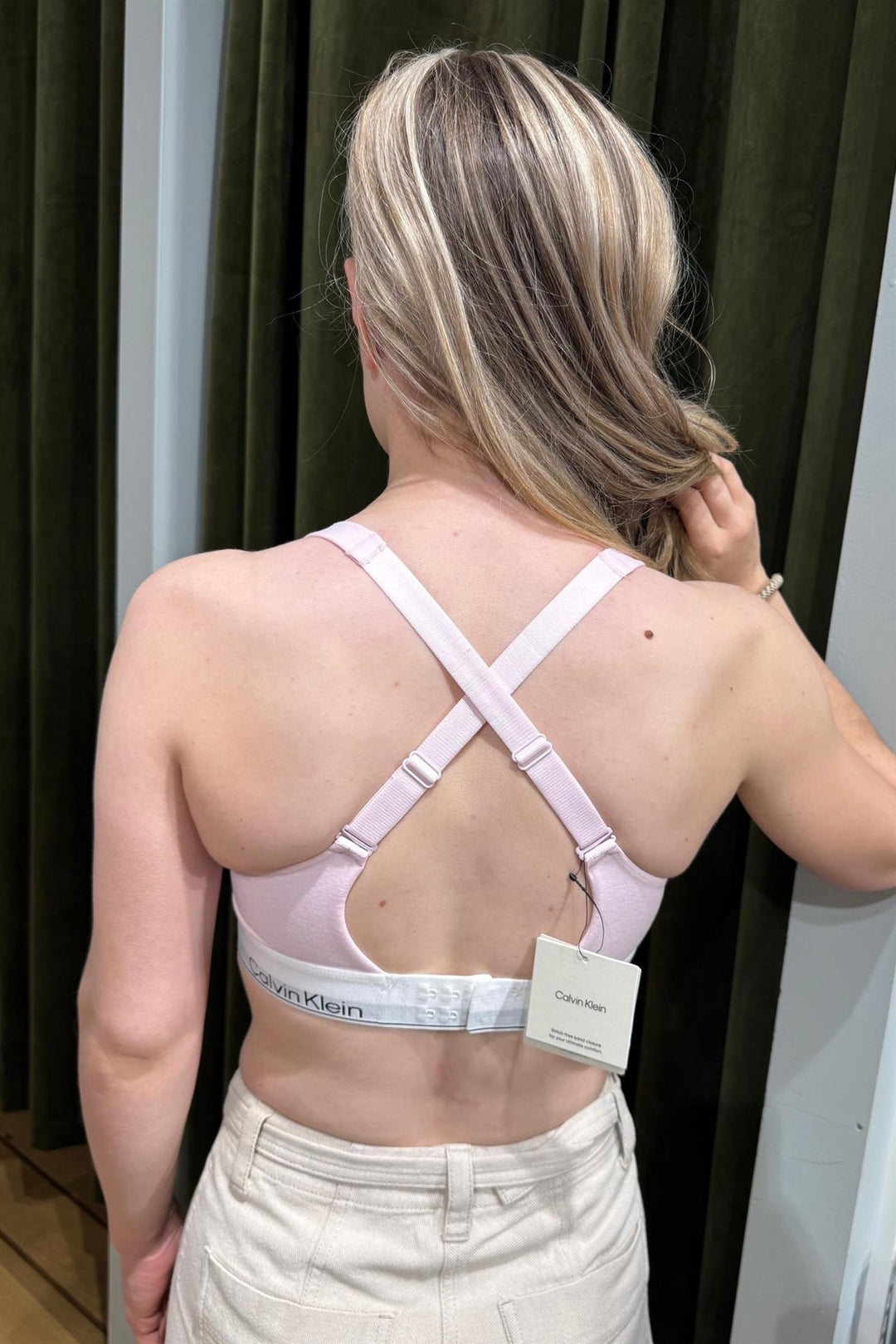 Icon Cotton Modal Bralette Lift Cradle Pink